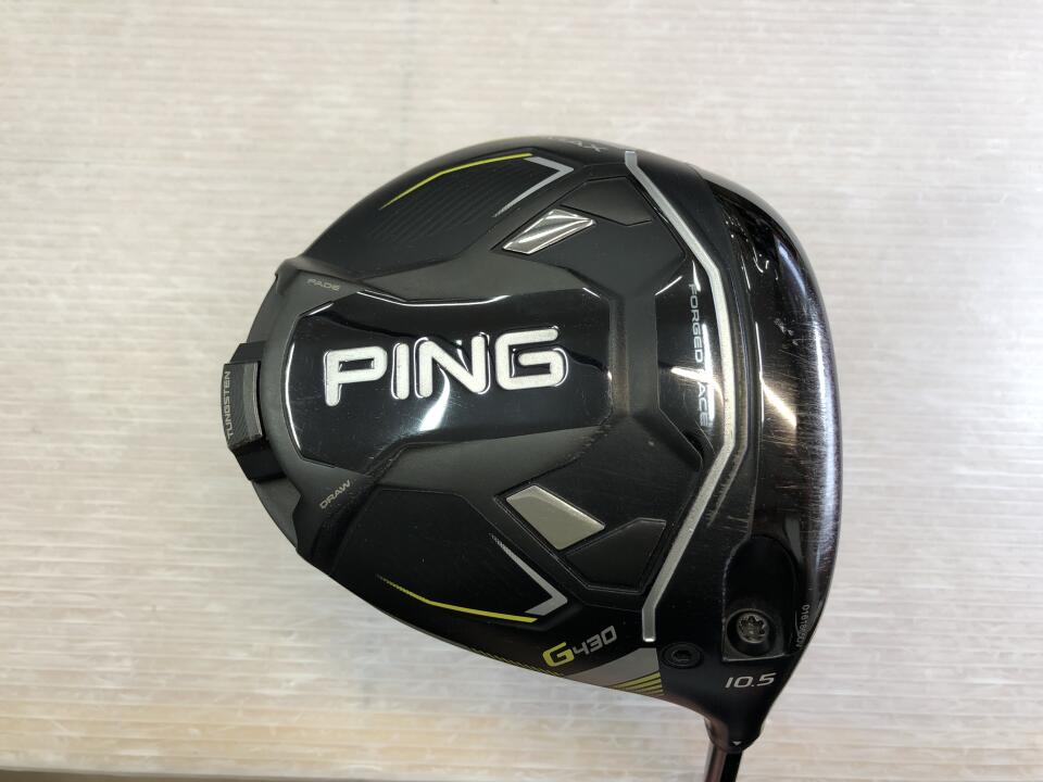 【中古】ピン G430 MAX ドライバー 10.5° Rフレックス 45.0インチ ヘッドカバーあり TOUR 2.0 CHROME 75 Cランク 右利き用 PING ゴルフクラブ G430マックス ゴルフドゥ ゴルフ用品 GOLF DO 中古ゴルフクラブ