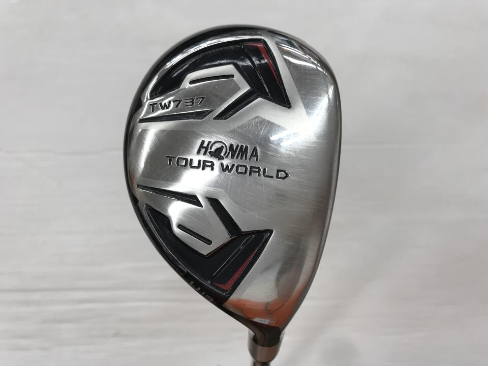 【中古】ホンマゴルフ TOUR WORLD TW737 UT ユーティリティ 19° S200フレックス 39.5インチ ﾀﾞｲﾅﾐｯｸｺﾞｰﾙﾄﾞHT120 リシャフト品 Dランク 右利き用 ゴルフクラブ ツアーワールド ゴルフド