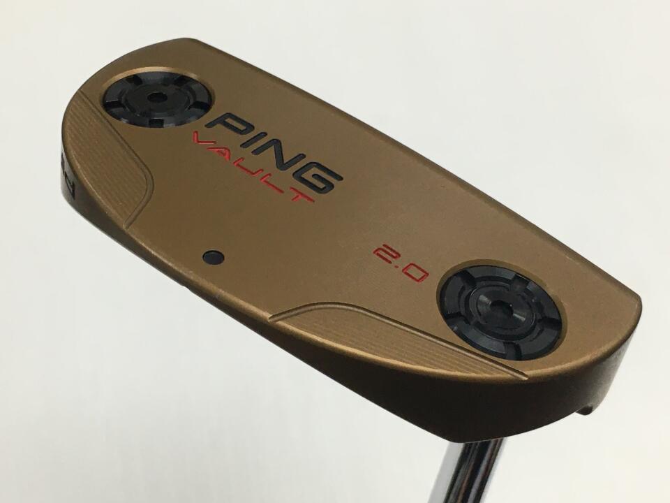 【中古】ピン VAULT 2.0 PIPER Copper パター 35.0インチ ヘッドカバーあり オリジナルスチール(PP58ｸﾞﾘｯﾌﾟ) Dランク 右利き用 PING ゴルフクラブ ゴルフドゥ ゴルフ用品 GOLF DO 中古ゴルフクラブ