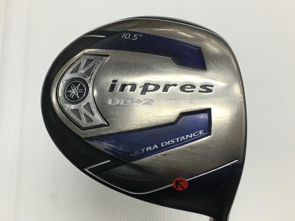 【中古】【訳あり】ヤマハ inpres UD+2 ドライバー 10.5° SRフレックス 46.0インチ ヘッドカバーあり TMX-417D Dランク 右利き用 YAMAHA ゴルフクラブ ゴルフドゥ ゴルフ用品 GOLF DO 中古ゴルフクラブ