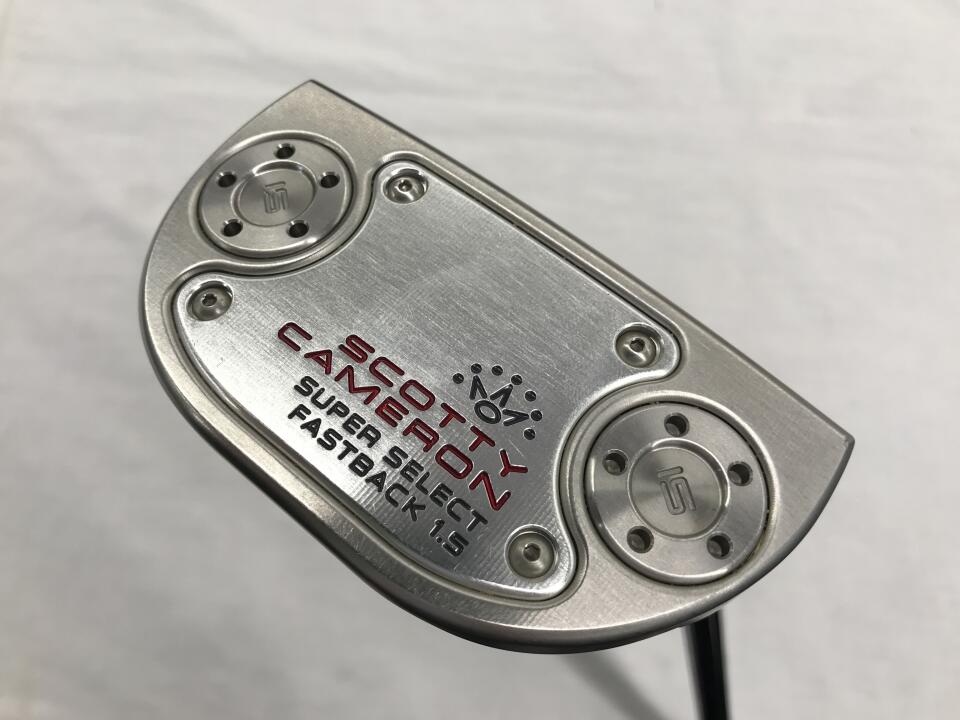 【中古】タイトリスト SC SUPER SELECT FASTBACK 1.5 パター 34.0インチ ヘッドカバーあり オリジナルスチール Cランク 右利き用 Titleist ゴルフクラブ スコッティキャメロン スーパーセレクト ファス