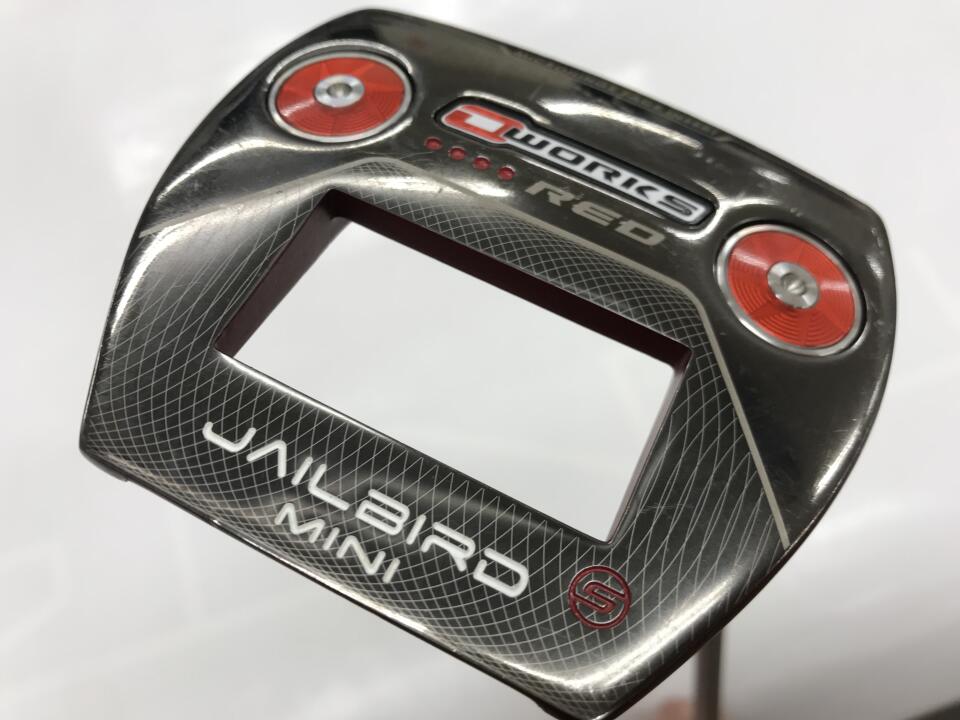 【中古】オデッセイ O-WORKS RED JAILBIRD MINI S パター 34.0インチ オリジナル リシャフト品 Cランク 右利き用 ODYSSEY ゴルフクラブ ゴルフドゥ ゴルフ用品 GOLF DO 中古ゴルフクラブ