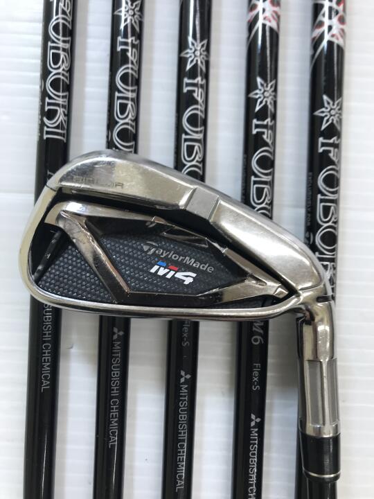 【中古】テーラーメイド M4 アイアンセット Sフレックス 38.5インチ FUBUKI TM6 Cランク 右利き用 Taylormade ゴルフクラブ ゴルフドゥ ゴルフ用品 GOLF DO 中古ゴルフクラブ