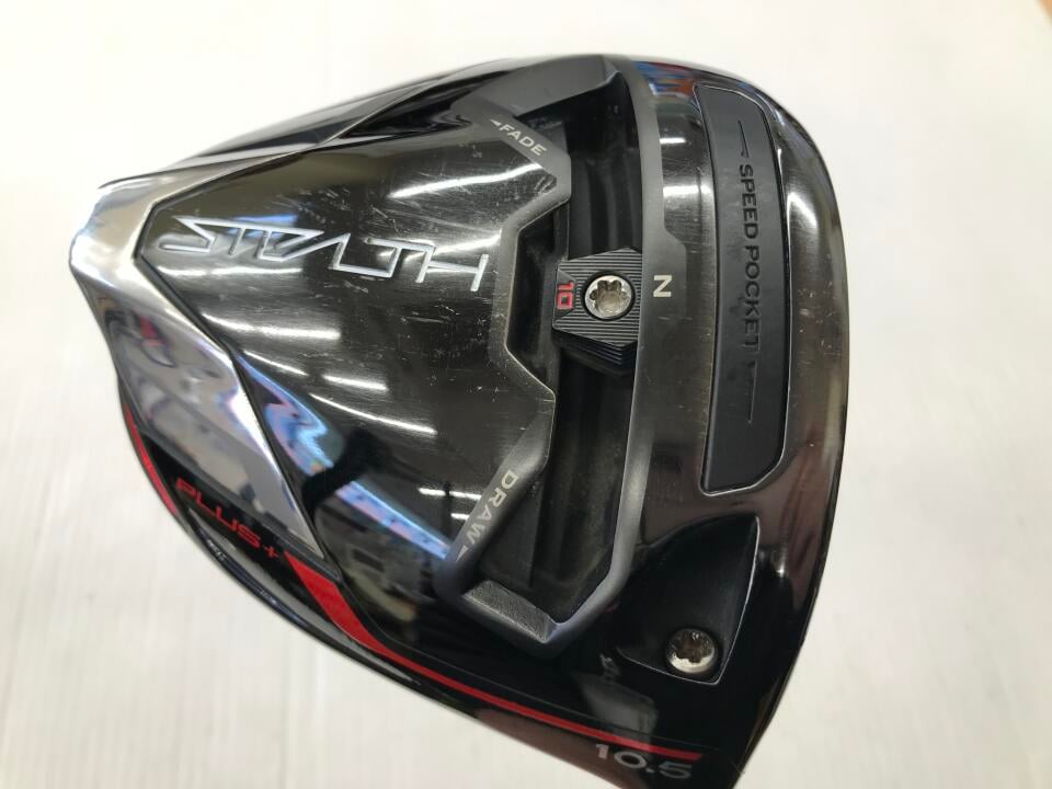 【中古】テーラーメイド STEALTH PLUS+ ドライバー 10.5° Sフレックス 45.25インチ ヘッドカバーあり ATTAS PUNCH 6S リシャフト品 Cランク 右利き用 Taylormade ゴルフクラブ ステルスプラス ゴルフドゥ 21,282円