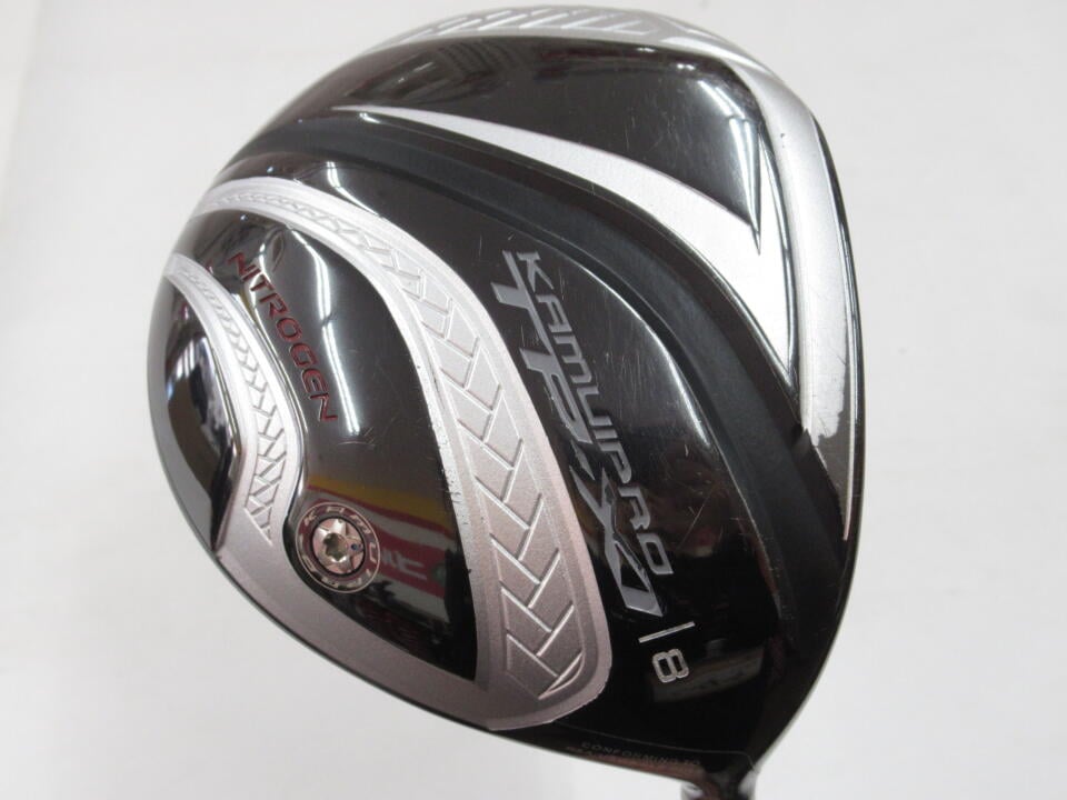 【中古】カムイ TP-XI nitrogen (発泡剤+ガス) ドライバー 8° Sフレックス 45.25インチ ヘッドカバーあり EDGE WORKSEG630-MK リシャフト品 Cランク 右利き用 KAMUI ゴルフクラブ ゴルフドゥ ゴルフ用品 GOL