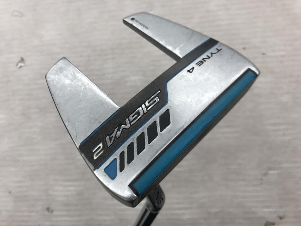 【中古】ピン SIGMA 2 TYNE 4 Platinum パター 34.0インチ オリジナルスチール(PP62/長さ調整) Cランク 右利き用 PING ゴルフクラブ ゴルフドゥ ゴルフ用品 GOLF DO 中古ゴルフクラブ