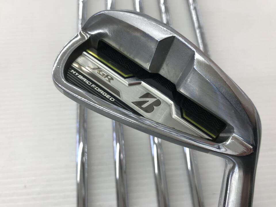 【中古】ブリヂストン JGR HYBRID FORGED アイアンセット Rフレックス 38.0インチ NSプロ Zelos 8 Dランク 右利き用 BRIDGESTONE ゴルフクラブ ゴルフドゥ ゴルフ用品 GOLF DO 中古ゴルフクラブ