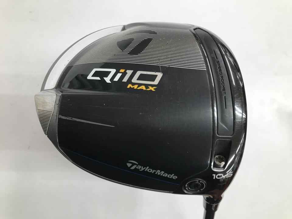【中古】テーラーメイド Qi10 MAX ドライバー 10.5° Sフレックス 45.25インチ ヘッドカバーあり Diamana BLUE TM50 Dランク 右利き用 Taylormade ゴルフクラブ Qi10マックス ゴルフドゥ ゴルフ用品 GOLF DO 中