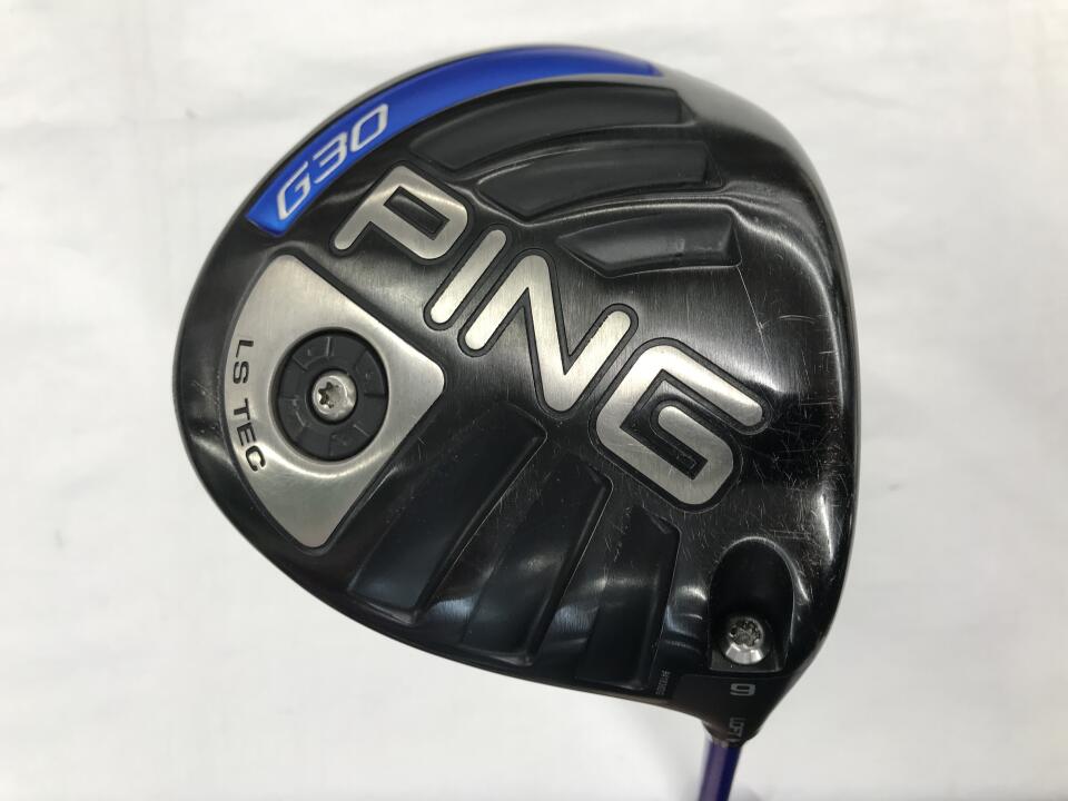 【中古】ピン G30 LS TEC ドライバー 9° Sフレックス 45.75インチ TFC 419D リシャフト品 Cランク 右利き用 PING ゴルフクラブ ゴルフドゥ ゴルフ用品 GOLF DO 中古ゴルフクラブ