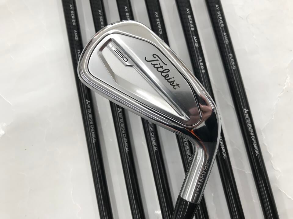 【中古】タイトリスト T350 2023 アイアンセット Sフレックス 38.0インチ TENSEI AV Red AM2 Cランク 右利き用 Titleist ゴルフクラブ ゴルフドゥ ゴルフ用品 GOLF DO 中古ゴルフクラブ