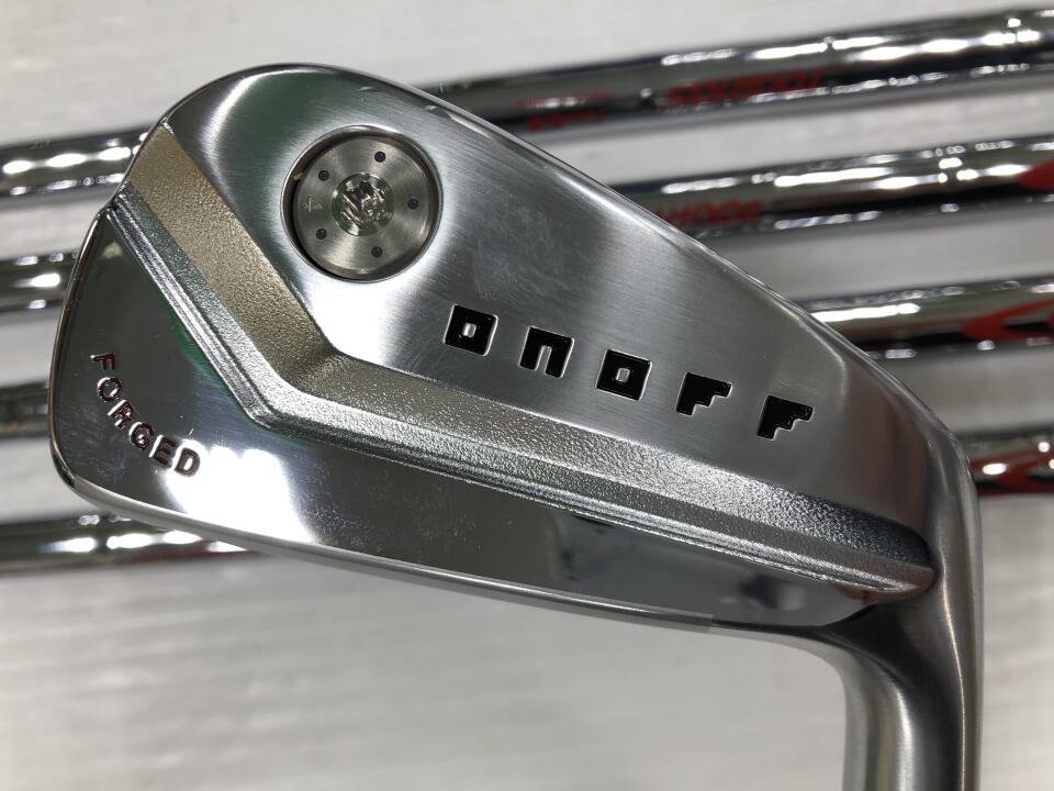 【中古】グローブライド ONOFF FORGED KURO 2022 アイアンセット 28° Sフレックス 37.5インチ NSプロ MODUS 3 TOUR 105 Cランク 右利き用 GLOBERIDE ゴルフクラブ オノフフォージド ゴルフドゥ ゴルフ用品 GOLF