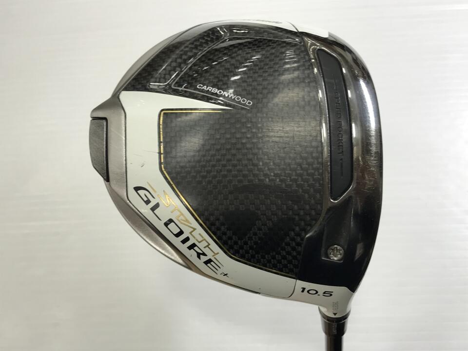 【中古】テーラーメイド STEALTH GLOIRE+ ドライバー 10.5° Sフレックス 45.25インチ ヘッドカバーあり ツアーAD CQ-5 Dランク 右利き用 Taylormade ゴルフクラブ ステルスグローレプラス ゴルフドゥ ゴ