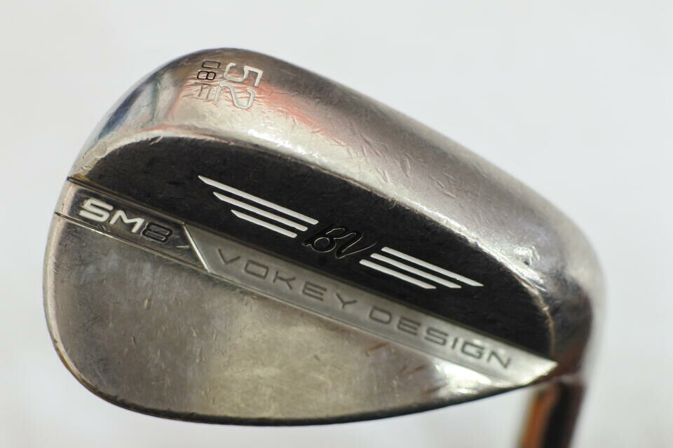 【中古】タイトリスト ボーケイ SM8 ブラッシュドスチール ウェッジ 52° S200フレックス 35.5インチ ﾀﾞｲﾅﾐｯｸｺﾞｰﾙﾄﾞﾂｱｰｲｼｭｰEX リシャフト品 Dランク 右利き用 Titleist ゴルフ