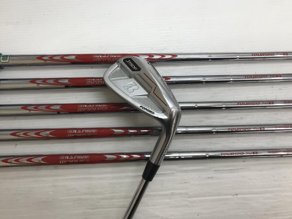【中古】ブリヂストン J15DF アイアンセット 25° Sフレックス 37.75インチ NSプロ MODUS 3 TOUR 120 Dランク 右利き用 BRIDGESTONE ゴルフクラブ ゴルフドゥ ゴルフ用品 GOLF DO 中古ゴルフクラブ