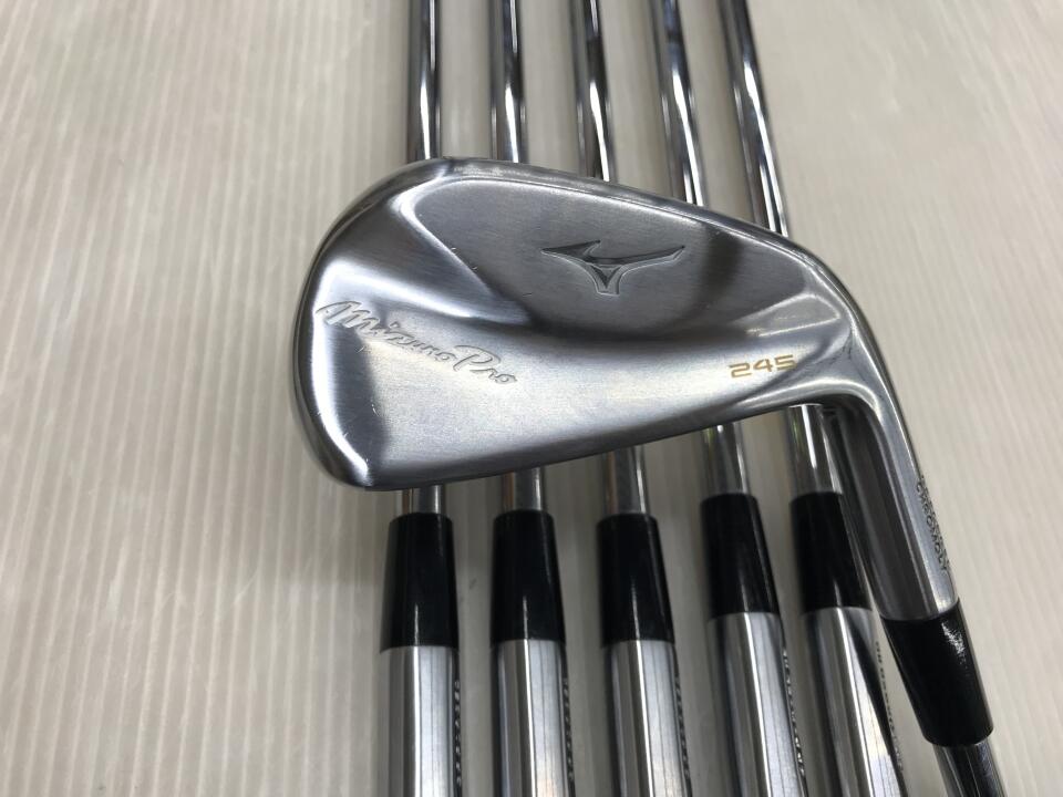 【中古】ミズノ Mizuno Pro 245 アイアンセット 24° S200フレックス 38.0インチ ダイナミックゴールド 95 Cランク 右利き用 MIZUNO ゴルフクラブ ミズノプロ ゴルフドゥ ゴルフ用品 GOLF DO 中古ゴルフ