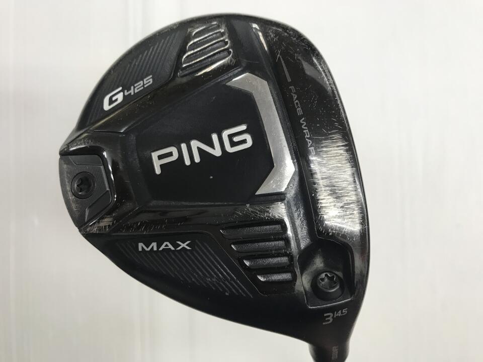 【中古】ピン G425 MAX フェアウェイウッド 3W 14.5° Sフレックス 41.5インチ ヘッドカバーあり Speeder SLK 6 リシャフト品 Dランク 右利き用 PING ゴルフクラブ G425マックス ゴルフドゥ ゴルフ用品 GOL