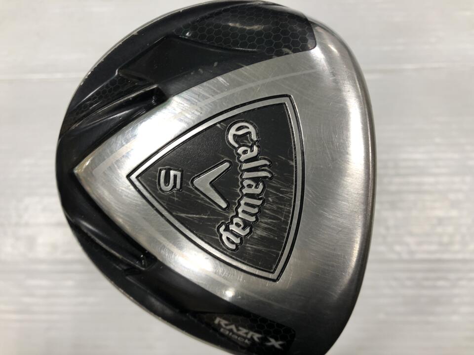【中古】キャロウェイ RAZR X BLACK フェアウェイウッド 5W 19° Rフレックス 42.0インチ RAZR X シリーズ Dランク 右利き用 Callaway ゴルフクラブ ゴルフドゥ ゴルフ用品 GOLF DO 中古ゴルフクラブ