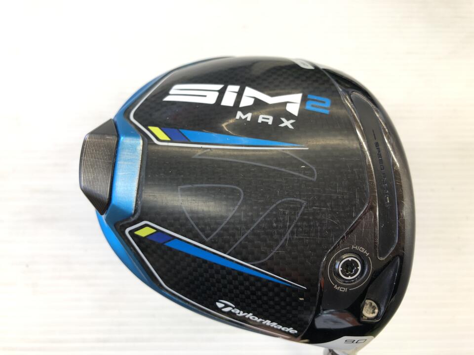 【中古】テーラーメイド SIM2 MAX ドライバー 9° Sフレックス 45.75インチ ヘッドカバーあり TENSEI BLUE TM50(SIM2) Dランク 右利き用 Taylormade ゴルフクラブ シム2マックス ゴルフドゥ ゴルフ用品 GOLF D