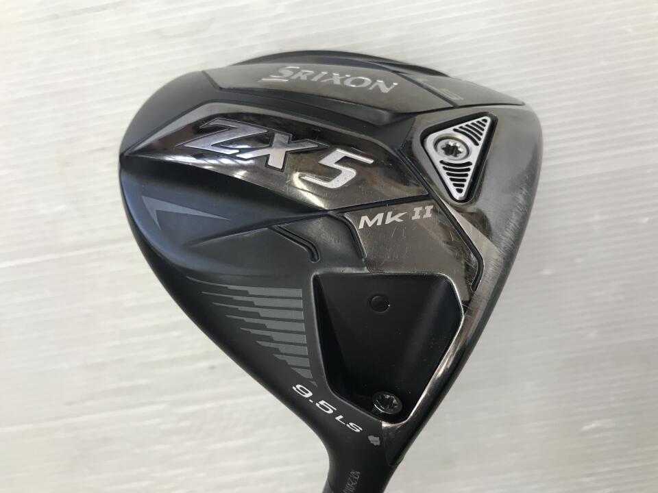 【中古】ダンロップ SRIXON ZX5 Mk2 LS ドライバー 9.5° Sフレックス 45.5インチ ヘッドカバーあり SPEEDER NX GREEN 50 リシャフト品 Cランク 右利き用 DUNLOP ゴルフクラブ スリクソンZX5 MK2 LS ゴルフドゥ