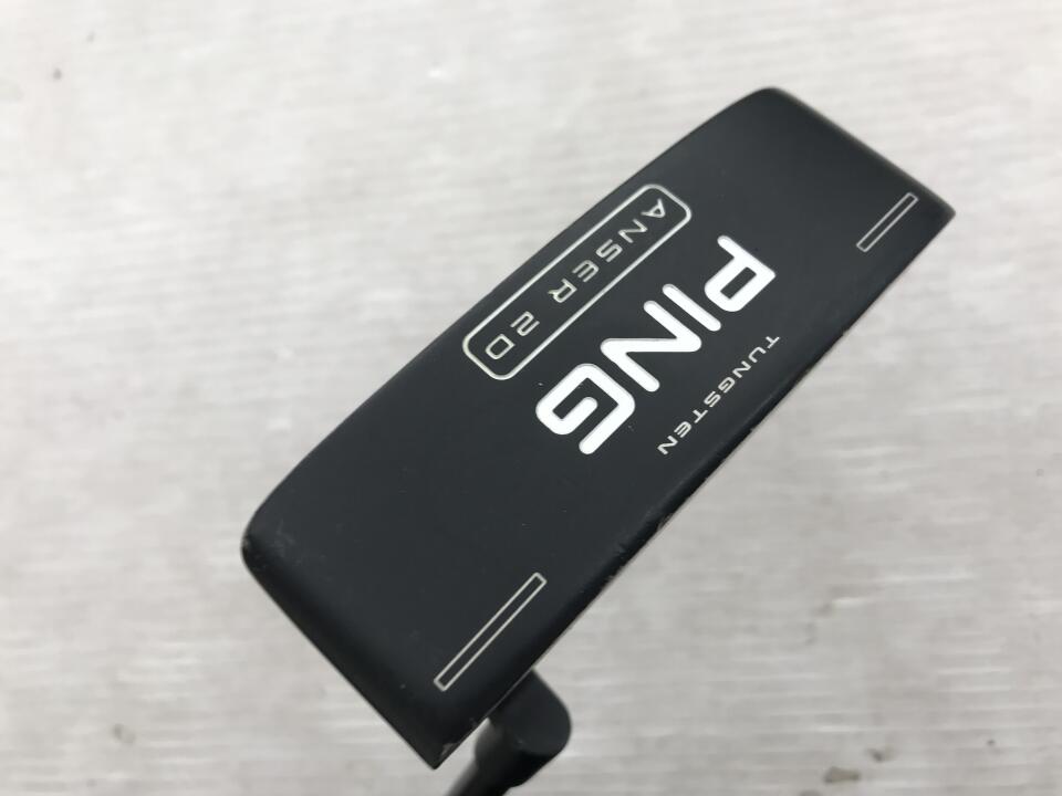 【中古】ピン 2023 ANSER 2D パター 34.0インチ ヘッドカバーあり オリジナルカーボン Dランク 右利き用 PING ゴルフクラブ ゴルフドゥ ゴルフ用品 GOLF DO 中古ゴルフクラブ