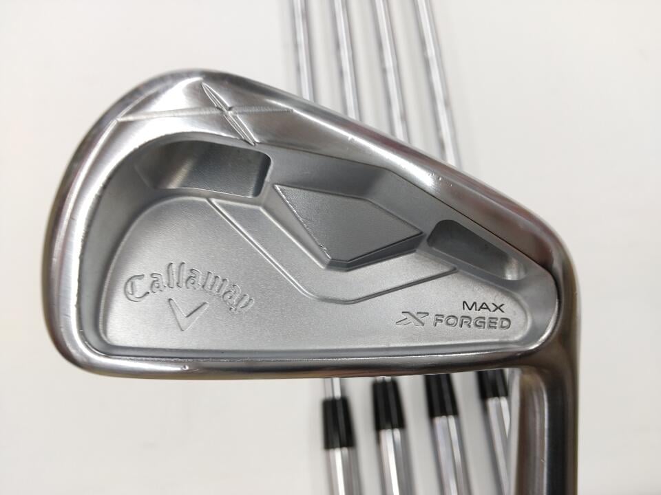 【中古】キャロウェイ X FORGED MAX アイアンセット 28&deg; S200フレックス 37.5インチ DynamicGold MID 115 リシャフト品 Bランク 右利き用 Callaway ゴルフクラブ エックスフォージドマックス ゴルフドゥ ゴ｜ゴルフ ドゥ 中古クラブ店