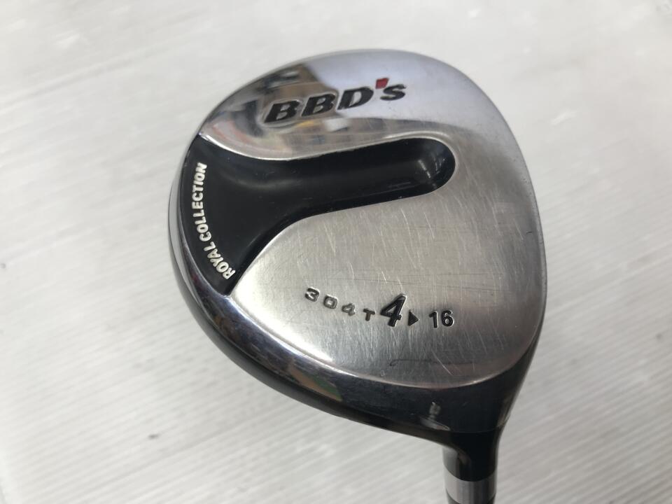 【中古】ロイヤルコレクション BBD s 304T フェアウェイウッド 4W 16° Sフレックス 43.0インチ CRAZY　LONGEST　YARDFW-01 リシャフト品 Dランク 右利き用 Royal Collection ゴルフクラブ ゴルフドゥ ゴルフ