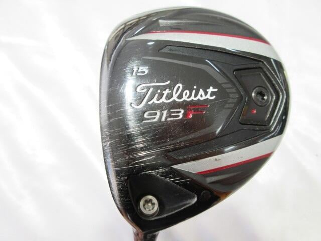 【中古】タイトリスト 913F フェアウェイウッド FW 15° Sフレックス 43.0インチ タイトリスト・ランバックス 55 Cランク 左利き用 Titleist ゴルフクラブ ゴルフドゥ ゴルフ用品 GOLF DO 中古ゴルフ
