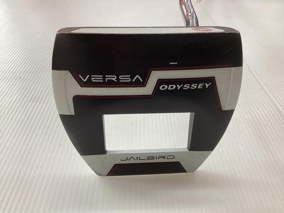【中古】オデッセイ VERSA JAILBIRD BLACK(ヴァーチカル) パター 33.0インチ オリジナルスチール Dランク 右利き用 ODYSSEY ゴルフクラブ ゴルフドゥ ゴルフ用品 GOLF DO 中古ゴルフクラブ