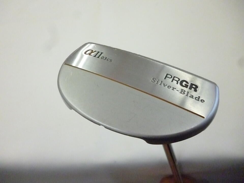 【中古】プロギア SILVER-BLADE α2-03CS パター 34.0インチ オリジナルスチール Cランク 右利き用 PRGR ゴルフクラブ ゴルフドゥ ゴルフ用品 GOLF DO 中古ゴルフクラブ