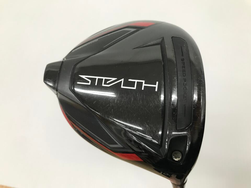 【中古】【訳あり】テーラーメイド STEALTH ドライバー 10.5° Xフレックス 44.5インチ ヘッドカバーあり ディアマナ B60 リシャフト品 Dランク 右利き用 Taylormade ゴルフクラブ ステルス ゴルフド