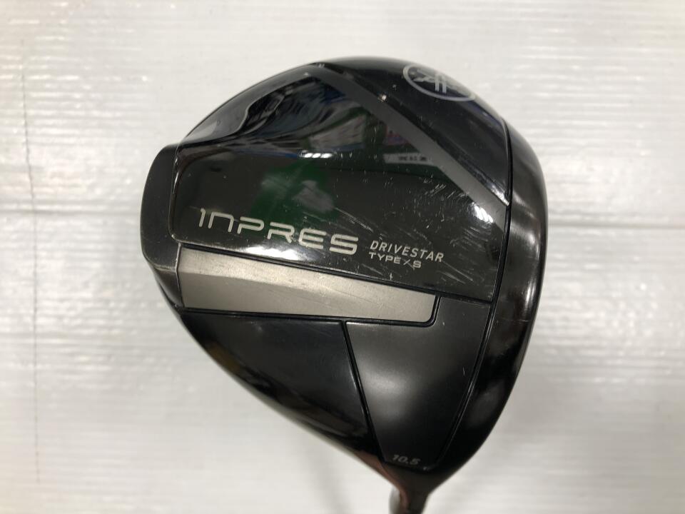 【中古】ヤマハ inpres DRIVESTAR Type S 2025 ドライバー 10.5° Sフレックス 45.75インチ ヘッドカバーあり SPEEDER NX for YAMAHA M-425D Dランク 右利き用 YAMAHA ゴルフクラブ インプレスドライブスタータイプ