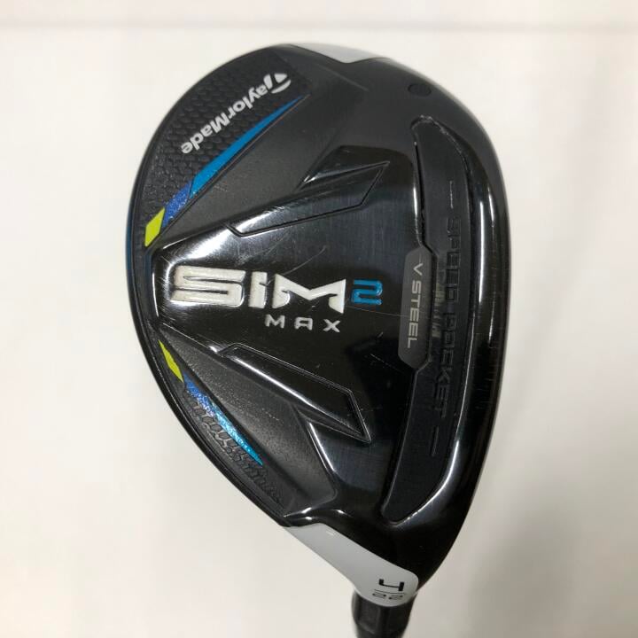 【中古】テーラーメイド SIM2 MAX ユーティリティ 22° Rフレックス 39.75インチ ヘッドカバーあり TENSEI BLUE TM60(SIM2) Dランク 右利き用 Taylormade ゴルフクラブ シム2マックス ゴルフドゥ ゴルフ用品