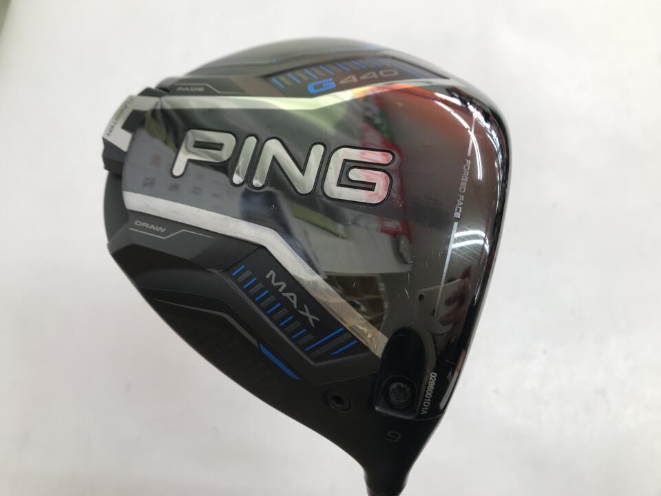 【中古】ピン G440 MAX ドライバー 9° Sフレックス 45.25インチ ヘッドカバーあり VENTUS TRRED 5 リシャフト品 Cランク 右利き用 PING ゴルフクラブ G440マックス ゴルフドゥ ゴルフ用品 GOLF DO 中古ゴ