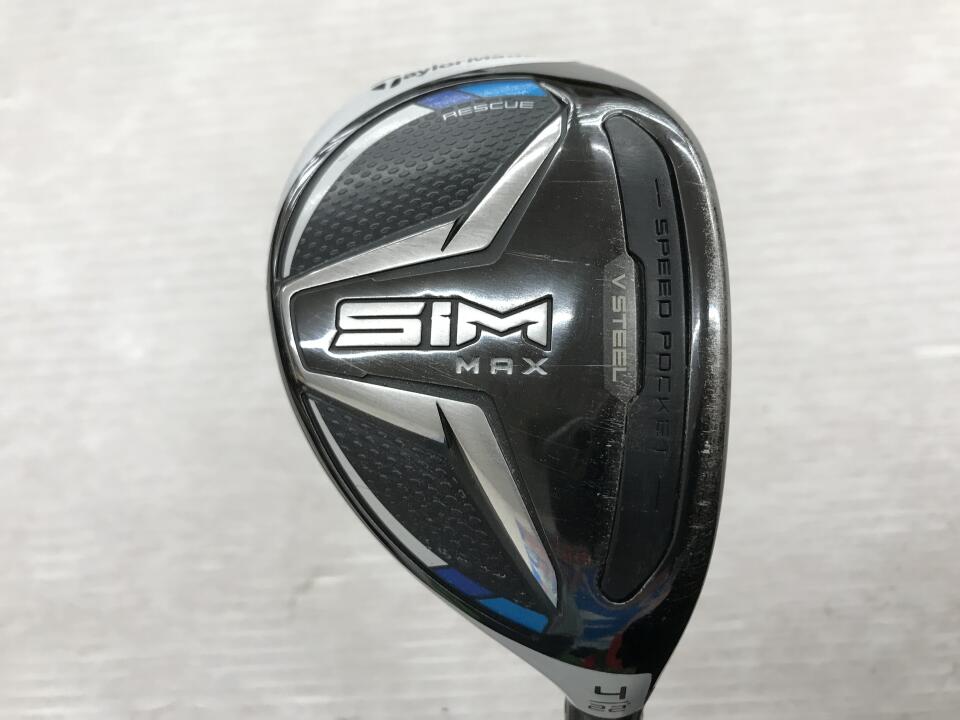 【中古】テーラーメイド SIM MAX ユーティリティ 22° Sフレックス 40.0インチ ヘッドカバーあり KBS MAX85 JP Cランク 右利き用 Taylormade ゴルフクラブ シムマックス ゴルフドゥ ゴルフ用品 GOLF DO 中