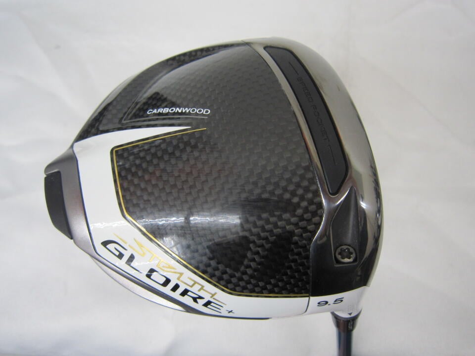 【中古】テーラーメイド STEALTH GLOIRE+ ドライバー 9.5° Sフレックス 45.75インチ ヘッドカバーあり ◆リシャフト◆ツアーAD GP-5 リシャフト品 Cランク 右利き用 Taylormade ゴルフクラブ ステルスグ