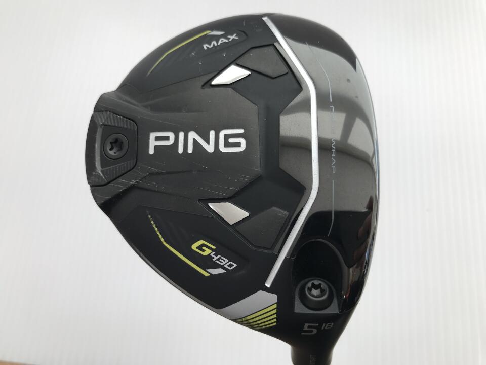 【中古】ピン G430 MAX フェアウェイウッド 5W 18° Sフレックス 42.5インチ ヘッドカバーあり TOUR 2.0 CHROME 65 Cランク 右利き用 PING ゴルフクラブ G430マックス ゴルフドゥ ゴルフ用品 GOLF DO 中古ゴ