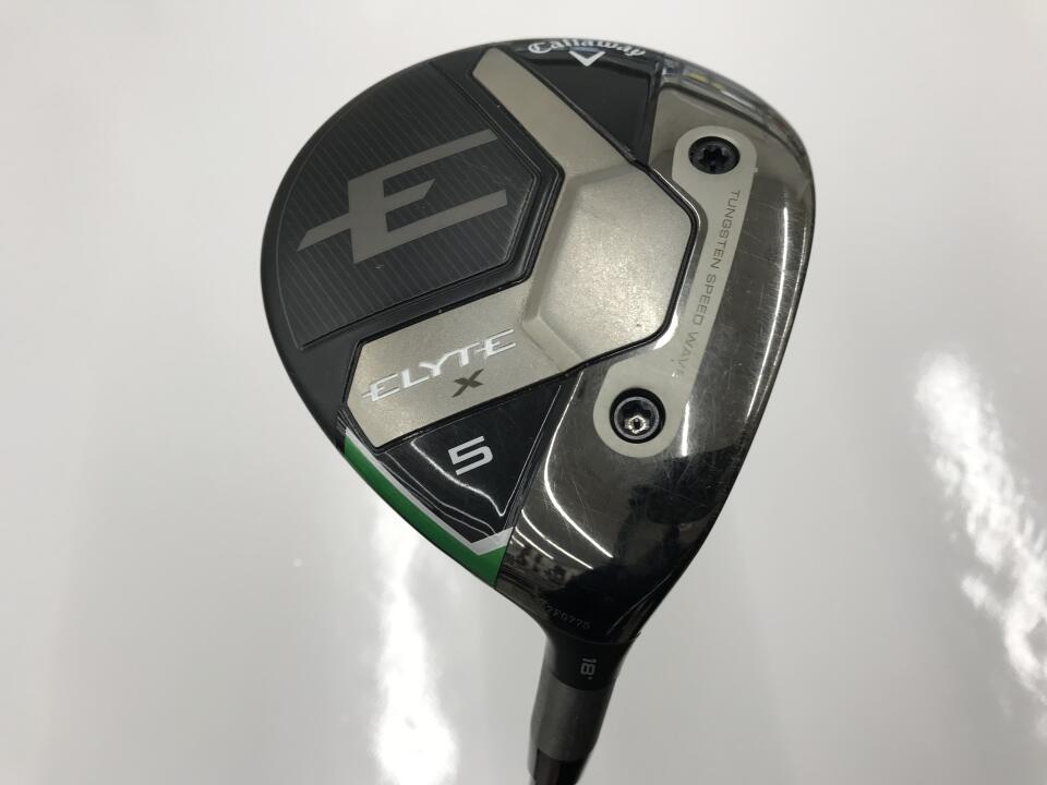 【中古】キャロウェイ ELYTE X フェアウェイウッド 5W 18° SRフレックス 42.5インチ VENTUS GREEN 5 for Callaway Cランク 右利き用 Callaway ゴルフクラブ エリートエックス ゴルフドゥ ゴルフ用品 GOLF DO 中