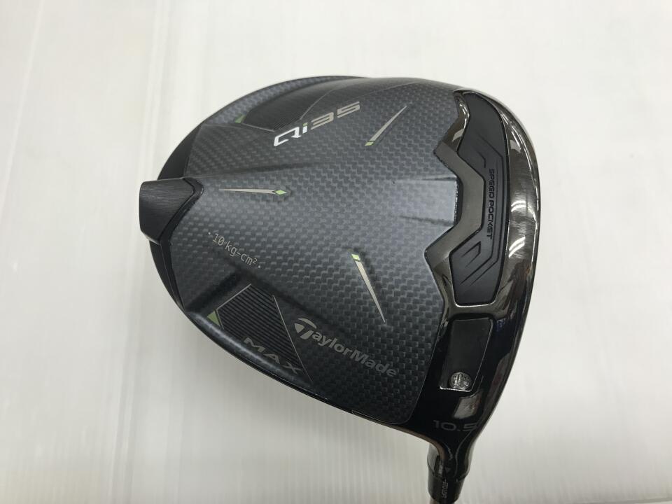 【中古】テーラーメイド Qi35 MAX ドライバー 10.5° Sフレックス 45.5インチ ヘッドカバーあり SPEEDER NX GOLD50 リシャフト品 Aランク 右利き用 Taylormade ゴルフクラブ Qi35 マックス ゴルフドゥ ゴル