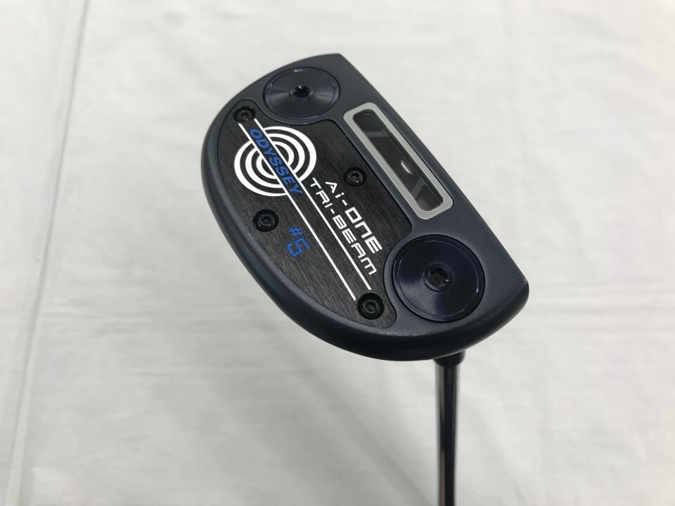 【中古】オデッセイ Ai-ONE TRI-BEAM #5 パター 35.5インチ ヘッドカバーあり オリジナルスチール Cランク 右利き用 ODYSSEY ゴルフクラブ ゴルフドゥ ゴルフ用品 GOLF DO 中古ゴルフクラブ