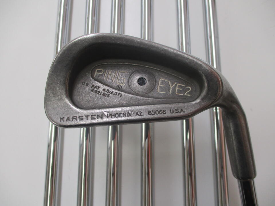 【中古】【訳あり】ピン EYE2 ステンレス アイアンセット 28.5° 38.0インチ オリジナルスチール Dランク 右利き用 PING ゴルフクラブ ゴルフドゥ ゴルフ用品 GOLF DO 中古ゴルフクラブ