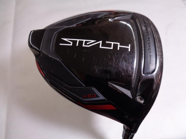 【中古】テーラーメイド STEALTH HD ドライバー 9° Sフレックス 45.75インチ ヘッドカバーあり ATTAS DAAAS 5 リシャフト品 Cランク 右利き用 Taylormade ゴルフクラブ ステルスHD ゴルフドゥ ゴルフ用品