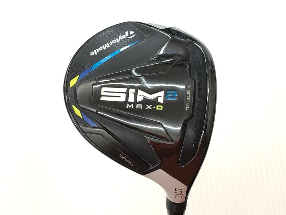 【中古】テーラーメイド SIM2 MAX-D フェアウェイウッド 5W 19° SRフレックス 42.0インチ ヘッドカバーあり ATTAS　11　6 リシャフト品 Dランク 右利き用 Taylormade ゴルフクラブ シム2マックスD ゴル