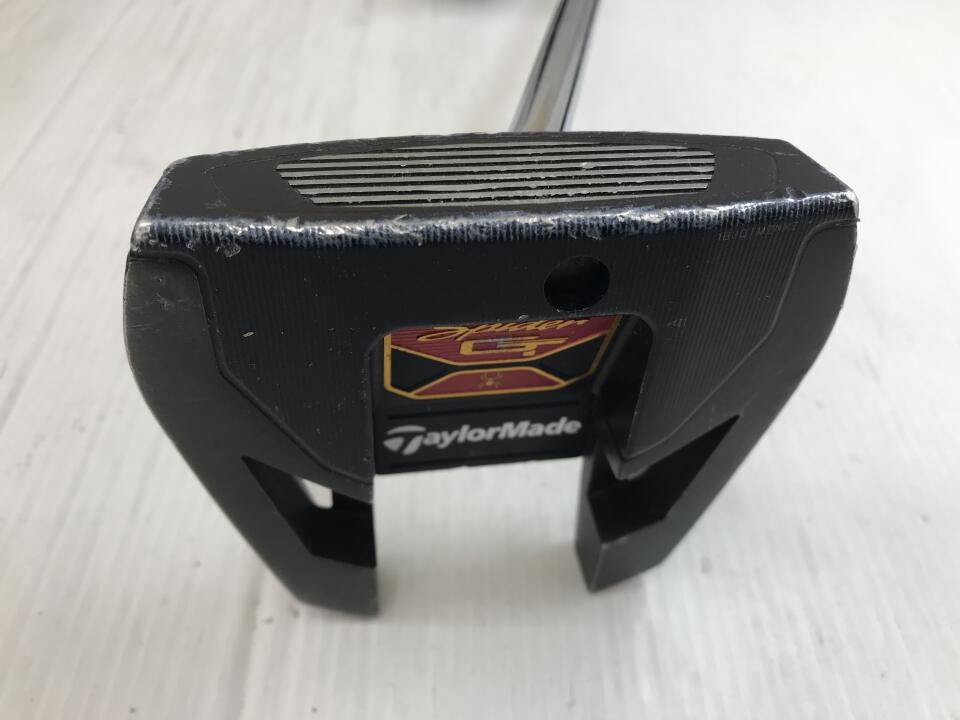 【中古】テーラーメイド Spider GT BLACK CENTER SHAFT パター 33.0インチ ヘッドカバーあり オリジナルスチール Dランク 右利き用 Taylormade ゴルフクラブ ゴルフドゥ ゴルフ用品 GOLF DO 中古ゴルフクラ