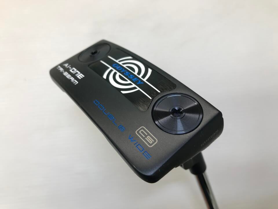 【中古】オデッセイ Ai-ONE TRI-BEAM DOUBLE WIDE CS パター 34.0インチ ヘッドカバーあり オリジナルスチール Bランク 右利き用 ODYSSEY ゴルフクラブ ゴルフドゥ ゴルフ用品 GOLF DO 中古ゴルフクラブ