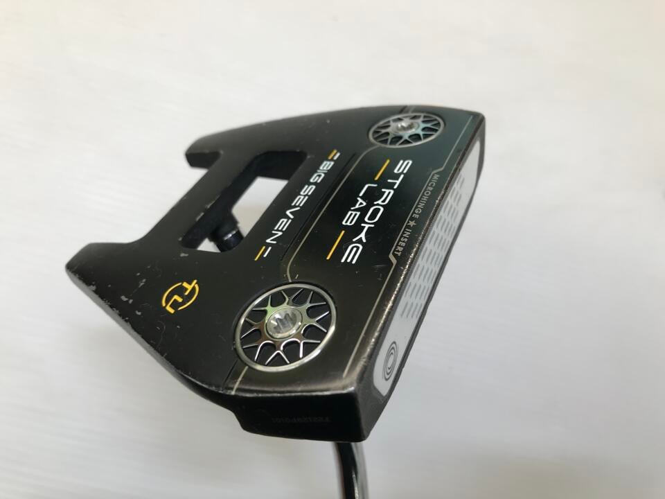 【中古】オデッセイ STROKE LAB BLACK BIG SEVEN TOE UP パター 34.0インチ ヘッドカバーあり STROKE LAB Cランク 右利き用 ODYSSEY ゴルフクラブ ゴルフドゥ ゴルフ用品 GOLF DO 中古ゴルフクラブ