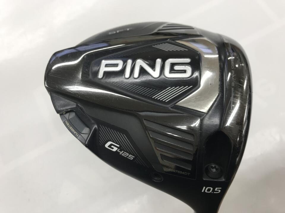 【中古】ピン G425 SFT ドライバー 10.5° Rフレックス 45.5インチ ヘッドカバーあり ALTA JCB BLACK(G430純正シャフト） リシャフト品 Dランク 右利き用 PING ゴルフクラブ ゴルフドゥ ゴルフ用品 GOLF DO