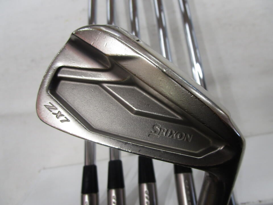 【中古】ダンロップ SRIXON ZX7 アイアンセット 25° S200フレックス 37.75インチ ◆リシャフト◆ﾀﾞｲﾅﾐｯｸｺﾞｰﾙﾄﾞ リシャフト品 Cランク 右利き用 DUNLOP ゴルフクラブ スリクソンZX7 ゴ