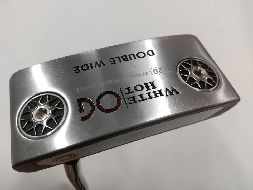 【中古】オデッセイ ホワイト ホット OG DOUBLE WIDE パター 34.0インチ ヘッドカバーあり オリジナルスチール Cランク 右利き用 ODYSSEY ゴルフクラブ ゴルフドゥ ゴルフ用品 GOLF DO 中古ゴルフクラ