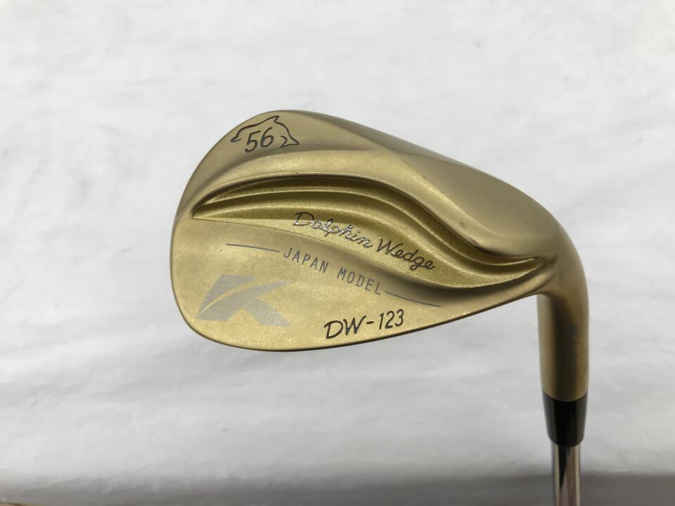 【中古】キャスコ Dolphin Wedge DW-123 ゴールド ウェッジ 56° S200フレックス 35.0インチ ダイナミックゴールド 95 Bランク 右利き用 Kasco ゴルフクラブ ゴルフドゥ ゴルフ用品 GOLF DO 中古ゴルフクラ
