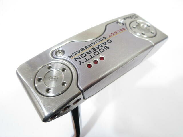 【中古】タイトリスト SC SELECT SQUAREBACK 2018 パター 34.0インチ ヘッドカバーあり オリジナルスチール Dランク 右利き用 Titleist ゴルフクラブ スコッティキャメロン セレクト スクエアバック ゴ